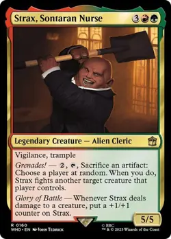 MTG - Strax, Sontaran Nurse - Doctor Who - Magic the Gathering - Image 1