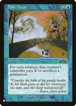 MTG - Fade Away - The List - Mystery Booster 2 - Magic the Gathering - Image 1