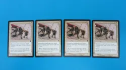 4x TIRELESS TRIBE NOMAD PLAYSET ODYSSEY MTG MAGIC THE GATHERING NM / UNPLAYED - Image 1
