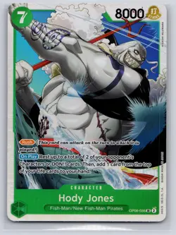Hody Jones (035) OP06-035 Super Rare Wings of the Captain One Piece Near Mint - Image 1