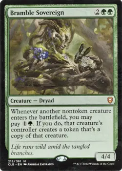 Bramble Sovereign #218 (NM) Baldur's Gate CLB Magic MTG Magic Card - Image 1