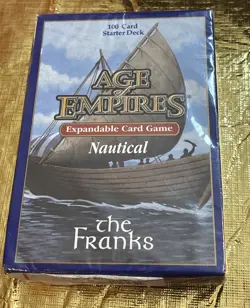 Age of Empires Expandable Card Game 100 Card Starter Deck Nautical The Franks - Image 1
