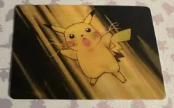 Pokemon Lenticular Pikachu 3D Promo Card Viz Video Pioneer PIKA-0018D - Image 1