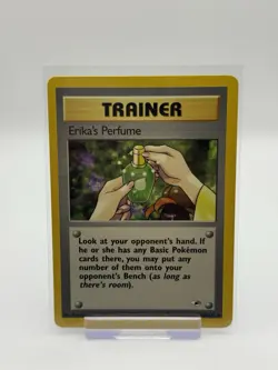 Erika's Perfume Gym Heroes 110/132 EX/LP Pokemon Card Vintage WOTC Uncommon - Image 1