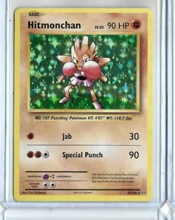 2016 Pokemon Hitmonchan Jab Special Punch Holo 62/108 Basic Card TCG - Image 1