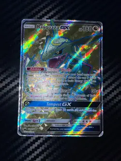 Rayquaza GX (Full Art) 160/168 Sm-Celestial Storm Holo Pokemon TCG Card - Image 2