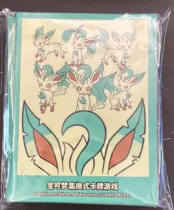 Pokemon S-Chinese Sun&Moon Leafeon Theme Card Sleeve Sealed from Eevee Gift Box - Image 1