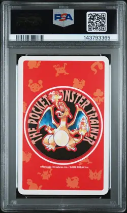 1996 Pokemon Red/Charizard Poker Card Articuno 4 of Hearts PSA 10 - Image 2