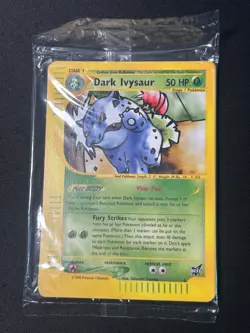 Sealed Pack Of 8 Dark Ivysaur #6 Best of Game PROMO Pokemon Card - Image 1