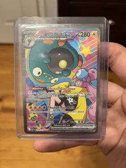 Pokemon Bellibolt ex Special Art Rare Full Art Holo Card Sv09 206/165 Electric - Image 1
