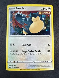Snorlax SWSH119 SWSH: Sword & Shield Black Star Promo Cards Holo Pokemon - Image 1