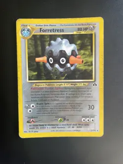 Pokemon Card Forretress 21/75 Neo Discovery Non-Holo Rare WOTC PLAYED - Image 1