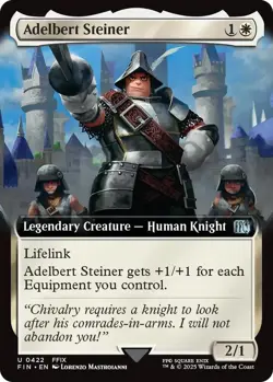 Adelbert Steiner Extended Art Foil - FIN 0422 NM - MTG Magic - Image 1