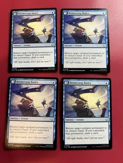 *** 4x Boomerang Basics *** Avatar: The Last Airbender NM/LP MTG English - Image 1