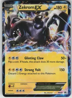 Pokemon TCG Zekrom EX Ultra Rare Legendary Treasures 52/113 - Image 1