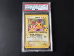 2021 POKEMON CELEBRATIONS #24 BIRTHDAY PIKACHU-HOLO PSA 10 SEQUENTIAL SET OF 2 - Image 3