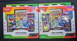 (Lot Of 2) Pokemon First Partner Illustration Collection Box Series 1 - Image 1