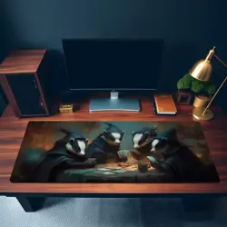 MTG Playmat | Wizard Skunks Playing Cards Themed Playmat | Unofficial MTG - Image 3
