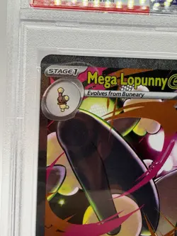 Mega Lopunny ex SIR Pokemon Phantasmal Flames 128/094 PSA 9 Mint - Image 2