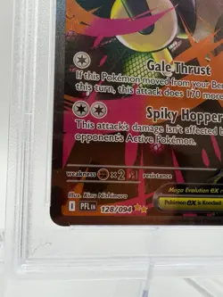 Mega Lopunny ex SIR Pokemon Phantasmal Flames 128/094 PSA 9 Mint - Image 5
