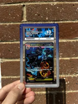 Inferno x Mega Charizard EX SAR #110 Ace 10 Gem Mint Korean Pokemon FREE GUARD - Image 1