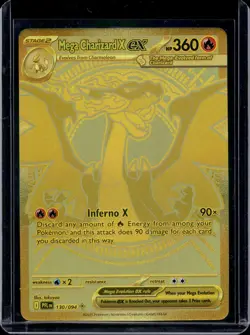 Pokemon ME02: Phantasmal Flames Mega Charizard X ex 130/094 1 - Image 1