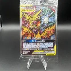 2019 Pokemon Moltres Zapdos Articuno GX Tag Team SM210 Black Star Promo SEALED - Image 1