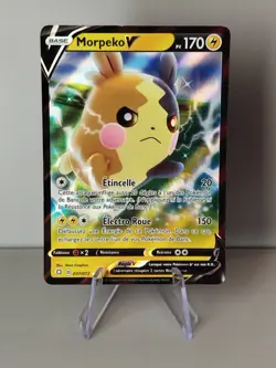 Carte POKEMON FR - Morpeko V 037/072 Destinees Radieuses - Image 1