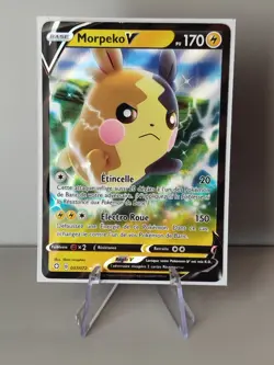 Carte POKEMON FR - Morpeko V 037/072 Destinees Radieuses - Image 3