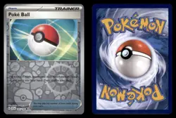 Poke Ball 185/198 Common Scarlet & Violet Pokemon TCG Reverse Holo NM - Image 3