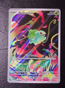 Pokemon TCG Bulbasaur #133/132 ME01: Mega Evolution Illustration Rare - Image 1