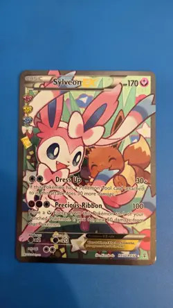 2016 Pokemon XY Generations Sylveon EX Full Art -RC32/RC32 Radiant Collection NM - Image 1