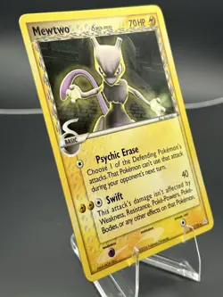 Pokemon Mewtwo Delta Species 24/110 Holon Phantoms Rare Regular 70 HP - Image 2