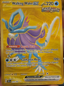 Pokemon Walking Wake ex 215/162 SV05 Temporal Forces Full Art Holo 220 HP - Image 1