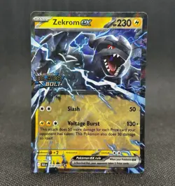 Zekrom ex (Black Bolt Stamped) 034/086 Holo Promo Pokemon NM - Image 1