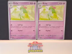 POKEMON TCG - KIRLIA PLAYSET X 2 - 059/132 - MEGA EVOLUTION NM/MT - Image 1