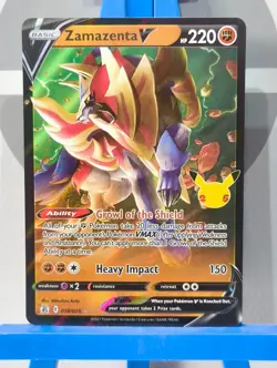 Zamazenta V - Sword & Shield: Celebrations - 018/025 - Ultra Rare - Pokemon TCG - Image 3