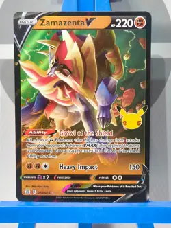 Zamazenta V - Sword & Shield: Celebrations - 018/025 - Ultra Rare - Pokemon TCG - Image 4