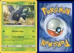COK R@R@ POKEMON-HERACROSS-9/236-HOLO-NEW-MINT-SET ECLISSI COSMICA - Image 1