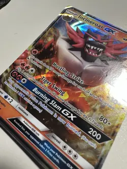 Pokemon Incineroar GX 250 HP Trading Card 27/149 Rare - Image 2