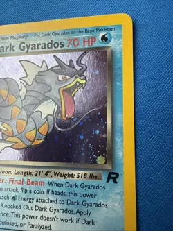 Dark Gyarados HOLO RARE 8/82 Team Rocket VINTAGE 2000 Pokemon - Image 3