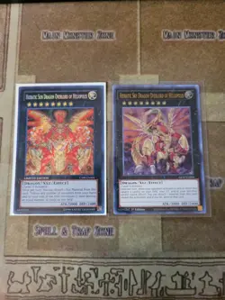 YUGIOH HIERATIC SKY DRAGON OVERLORD OF HELIOPOLIS ULTRA+ HIERATIC SUN DRAGON SEC - Image 1