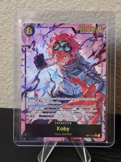One Piece Koby (119) (Alternate Art) OP11-119 A Fist of Divine Speed Secret Rare - Image 1