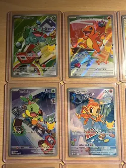 Pokemon TCG First Partner Illustration Collection 2026 Promos Full Set 9 Cards! - Image 2