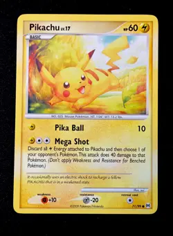 Pikachu 71/99 Arceus Common Non Holo Pokemon TCG Card NM - Image 1