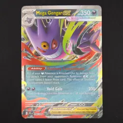 Pokemon TCG Card Mega Gengar ex 056/094 Phantasmal Flames Holo - NM - Image 1