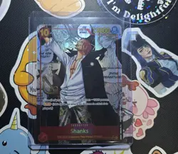 One Piece TCG OP09-004 Shanks Manga art card - Image 1