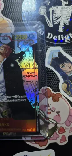 One Piece TCG OP09-004 Shanks Manga art card - Image 3