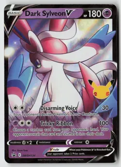 Dark Sylveon V - SWSH134 - SWSH: Sword & Shield Promo Cards Holo - PTCG - MP - Image 1