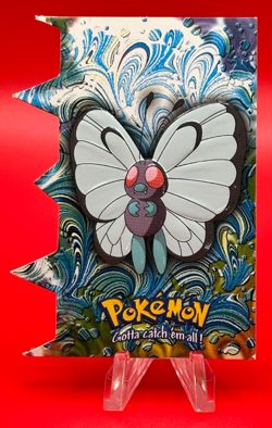 2000 Topps Pokemon TV Animation Series 2 #12 Butterfree Die Cut Card EV3 of 12 - Image 1